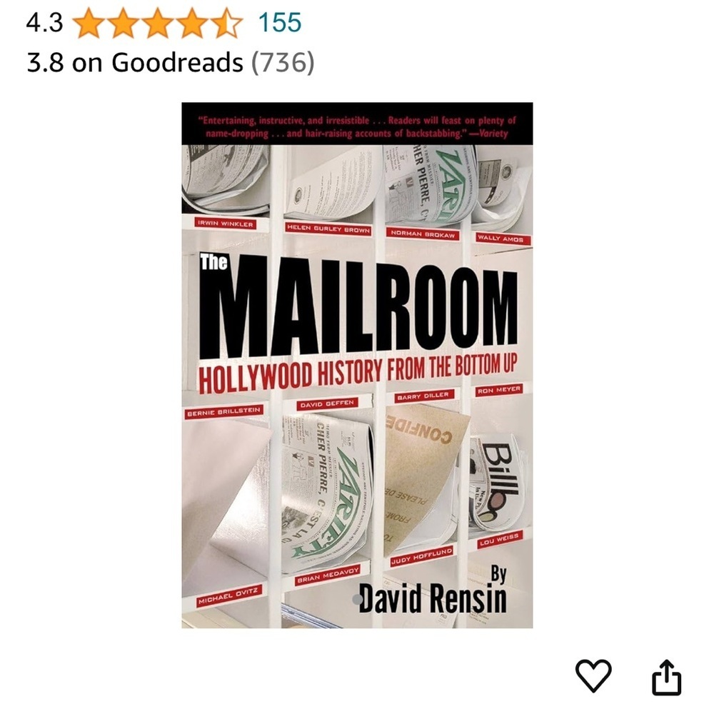 Mailroom hardback book